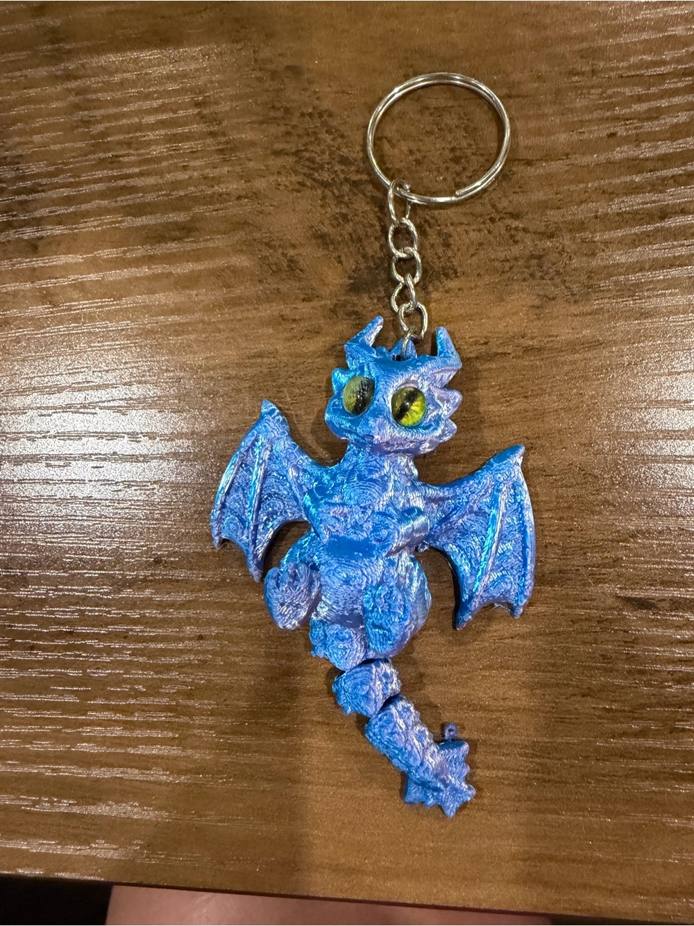 Blue Dragon Keychain Decorative Accent